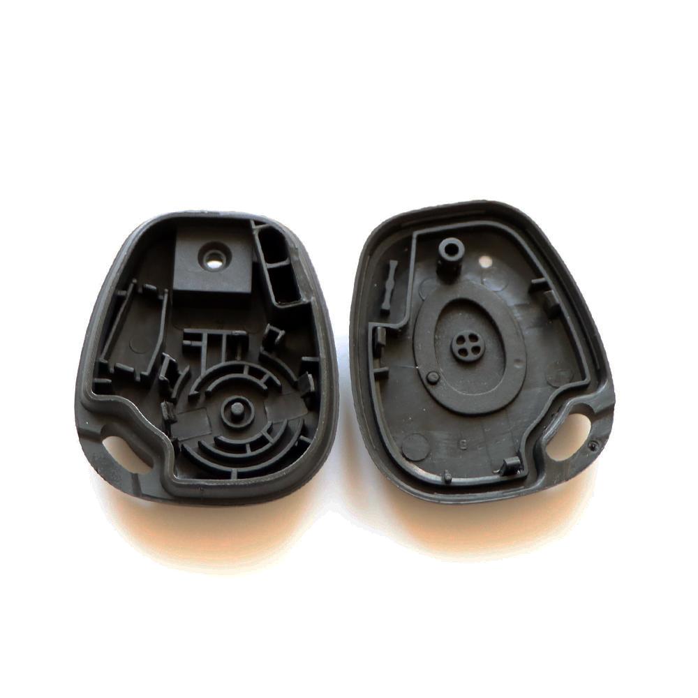 Car Remote Key Shell Compatible with Kangoo Master 2 Twingo Clio 2 Laguna Espace Megane Replacement 1 Button Key Fob Case Cover