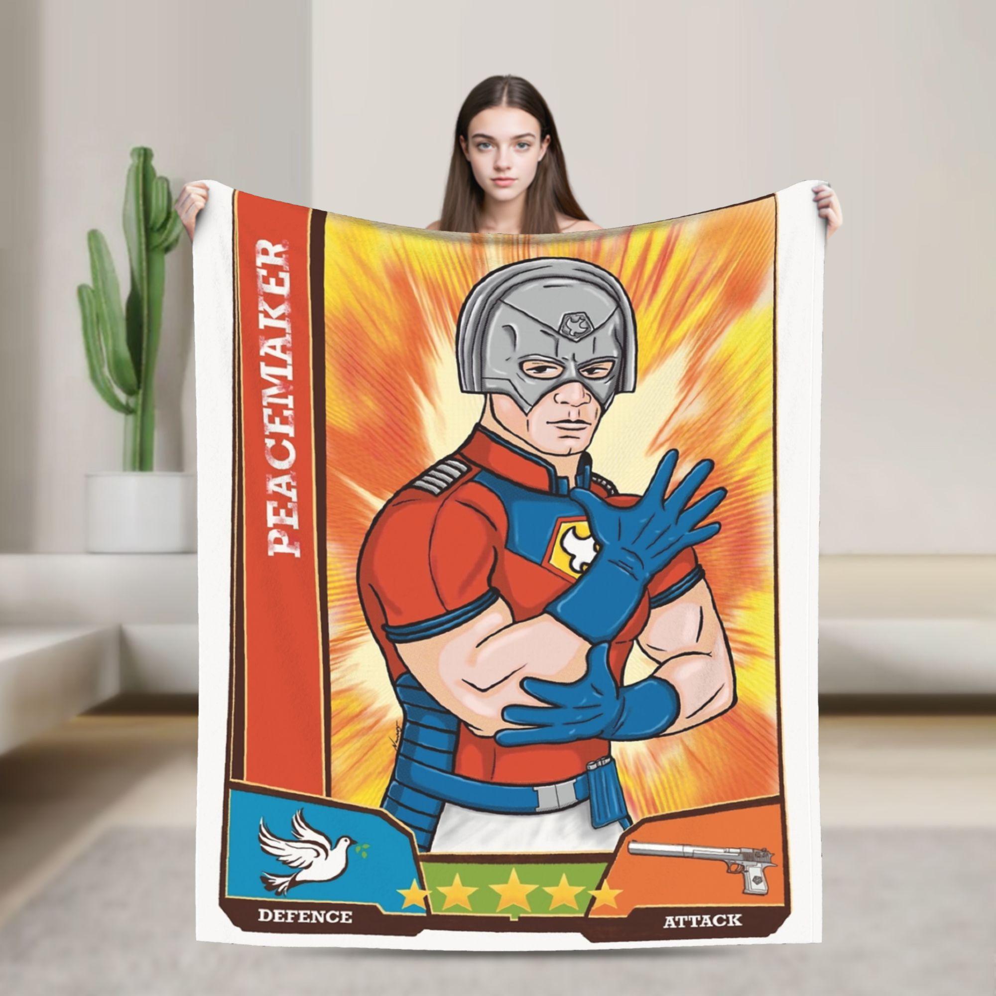 Vigilante Adrian Chase Peacemaker  Blanket Coral Fleece Plush Multi-function Ultra-Soft Throw Blankets for Home Couch Bedspreads 30x40in