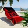 King or Queen Print Beach Towel, Large Soft Quick Dry Towel for Beach Camping Swimming