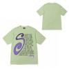 Short Sleeve T-Shirt Couples Street Style Letter Print Loose Fit Breathable Top