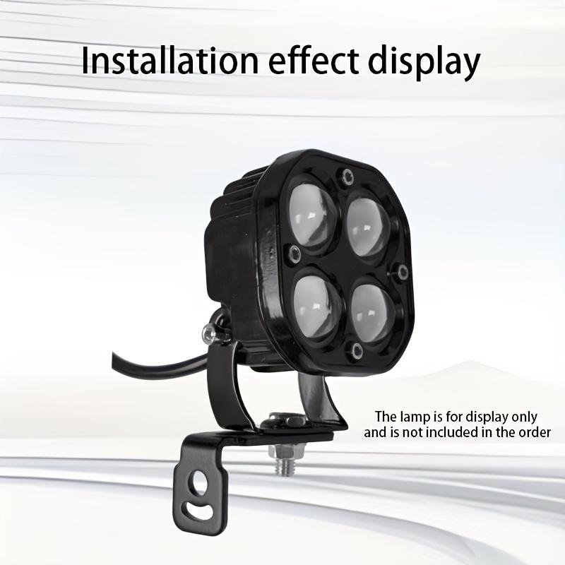Universal Headlight Extension Bracket Motorcycle Fog Light Mount Holder E-bike LED Work Lamp Support Clamp Moto Accessories Part