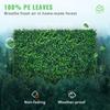 12pcs Artificial Boxwood Panel UV Boxwood Hedge Wall Panels Artificial Grass Backdrop Wall 24X16" 4cm Green Grass Wall Fake Hedge for Decor Privacy