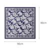 Thin Fabric Paisley Print Handkerchief 90*90CM Bandana Head Scarf Silk Satin Hijab Scarf  Neckwear