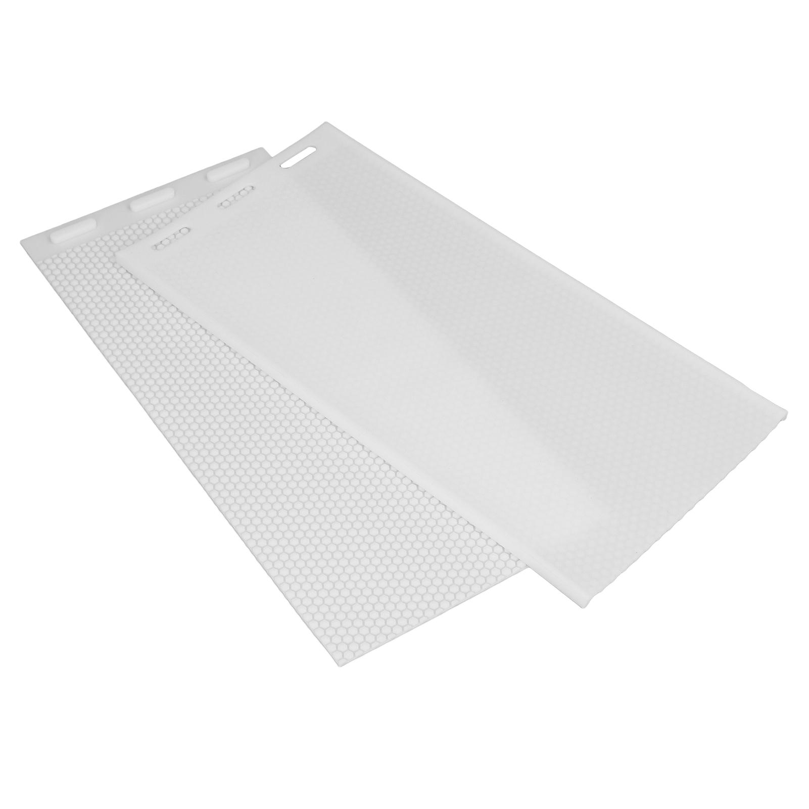 

2PCS 5.4mm Silicone Beeswax Foundation Sheet Manual Beeswax Press Embosser DIY Mold Beekeeping Equipment