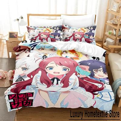 Anime Zombie Land Saga Bedding Set Duvet Cover Bed Set Quilt Cover Pillowcase Comforter King Queen Size Boys Adult Bedding Set