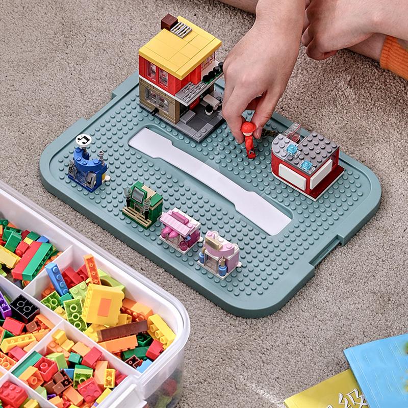 New Classified Storage Stackable Building Block Storage Box Transparent Dustproof Moisture-Proof Plastic Storage Boxes Kids Lego