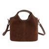2026 Autumn & Winter Fashi New Faux Suede Shoulder Bags Hasp Large Capacity Commute Stylish Design Women's Tote Bags