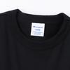 Champion Long Sleeve Crew Graphic Logo Print Men's T-Shirt, Basic, C3-Z411, Black, 100% Cotton, Neck,