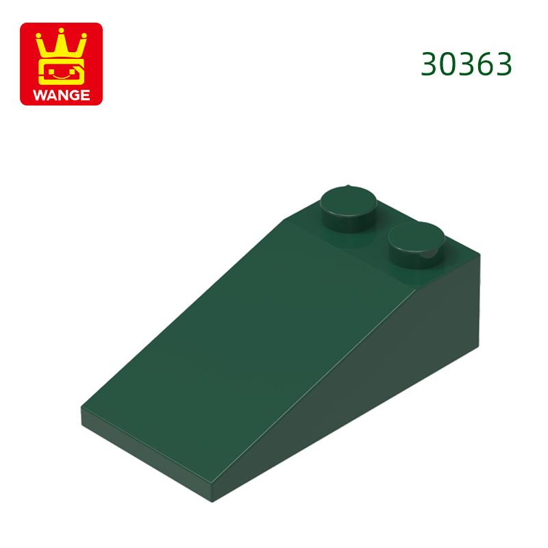 Non-Toxic 62Pcs/Lot 30363 Slope18 2 X 4Holes Slanting 2 Columns Block Moc Color Accessories Compatible With Brick Diy Children Toy