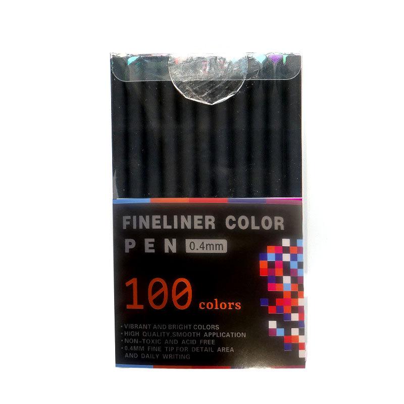 Color Fineliner Needle Point Pens - Water-Based, Art & Journal Drawing Pen Set