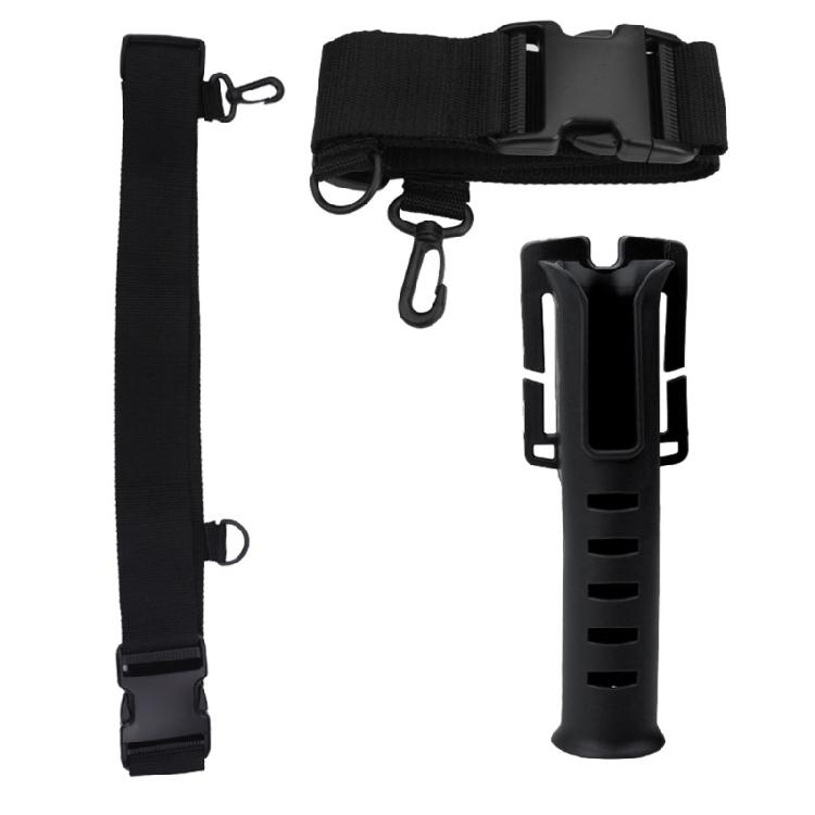 Plastic Wader with Poles Inserter Adjustable Fishing Rod Holsters for Casting Reel Waist Wading Belt Waist Belt Rod Holder