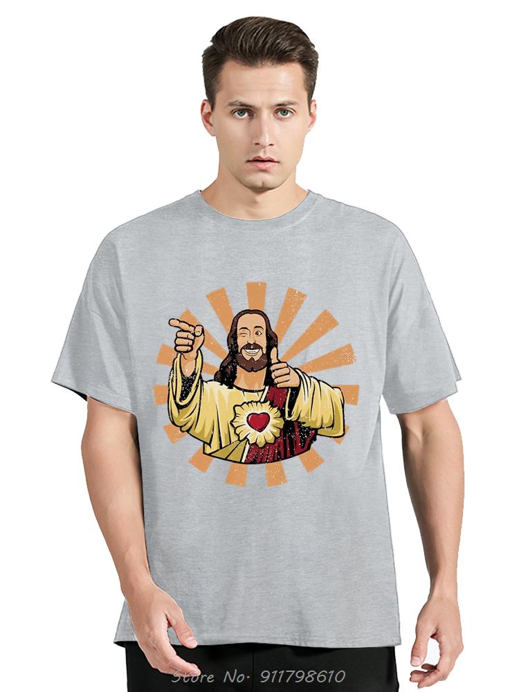 Buddy Christ Vintage 90s Cool Jesus Religious Christian T Shirt Fitness Clothing Sales Unisex T-shirt Unisex O-Neck tshirt