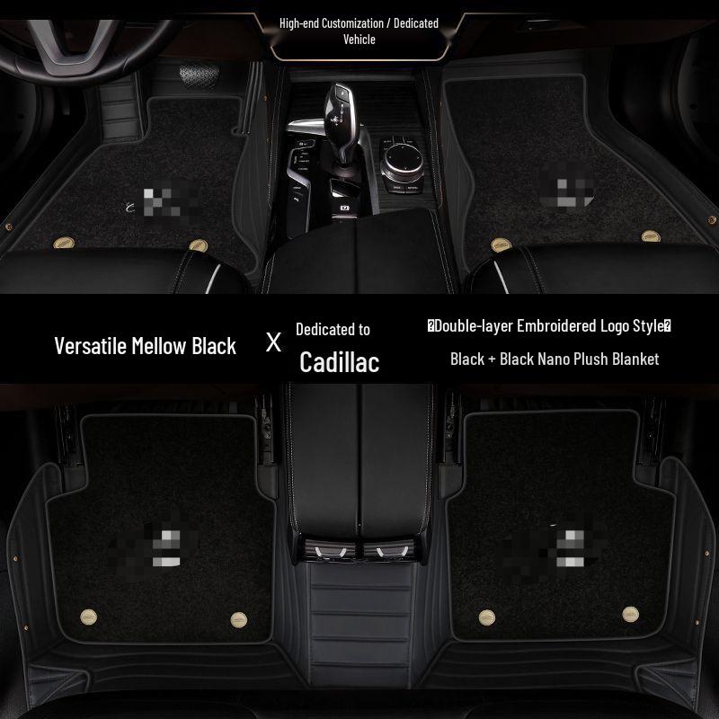 Full Coverage Floor Mats for Cadillac Models: ATSL, CT4, CT5, CT6, Lyriq, XT4, XT5, XT6, XTS, SRX