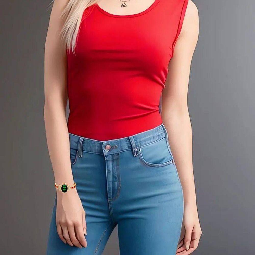 Exquisite Women's Electronic Watch Retro Rhinestone Wristwatch Ladies Business Watches  Gifts