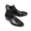 Roshoeman 8090-1 New Zip-Up & Chelsea Boots Black Kip