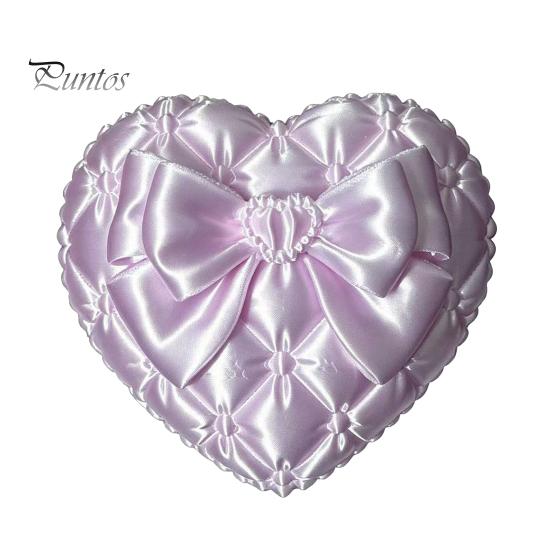 Desktop Jewelry Organizer 3D Print Heart Storage Box, with Satin Simulation Texture, Bow Anti-tangle Design Macaron Organizer, Portable for Necklaces