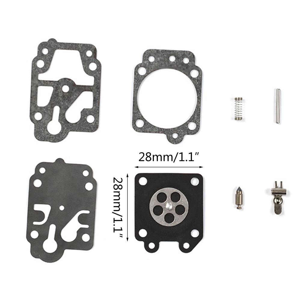 Eight-piece Set Diaphragms Carburetor Repair Rebuild Gasket for 26cc 33cc 43cc 49cc 52cc Quad Dirt Pit Bike Motorcycles
