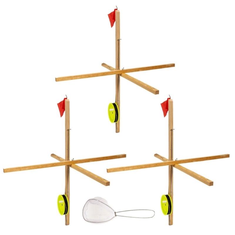 

Strong Artisanal Oaken Fishing Indication Standard Upgraded For Harsh Winter Conditions And Dense Storage 1