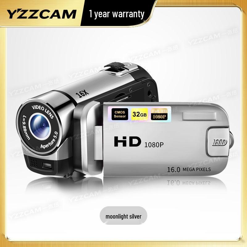 

High-Resolution Flip-Screen Handheld Camera for Students, Perfect for Selfies and Portability