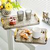 RuHan Luxury Amber Water Ripple Serving Tray