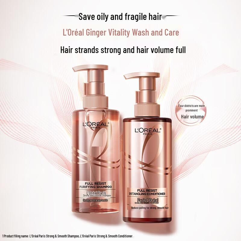 L Oréal Energizing Ginger Shampoo & Conditioner Set