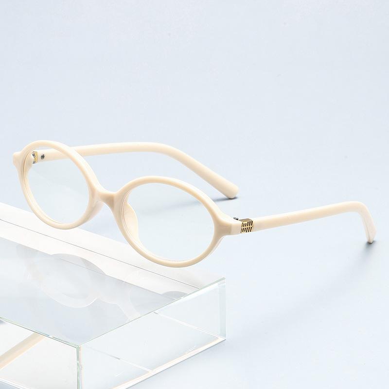 Mode Små Ovala Leopard Solglasögon Dam Anti Blått Ljus Glasögon Söta Dekorativa Dator Glasögon Ingen Smink