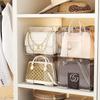 Thickened bag storage wardrobe partition rack, bag storage rack, acrylic wardrobe organization, handbag storage rack