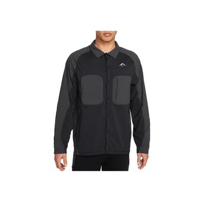 Men's Trail Dri-FIT UV Running Jacket Black HJ5080-010