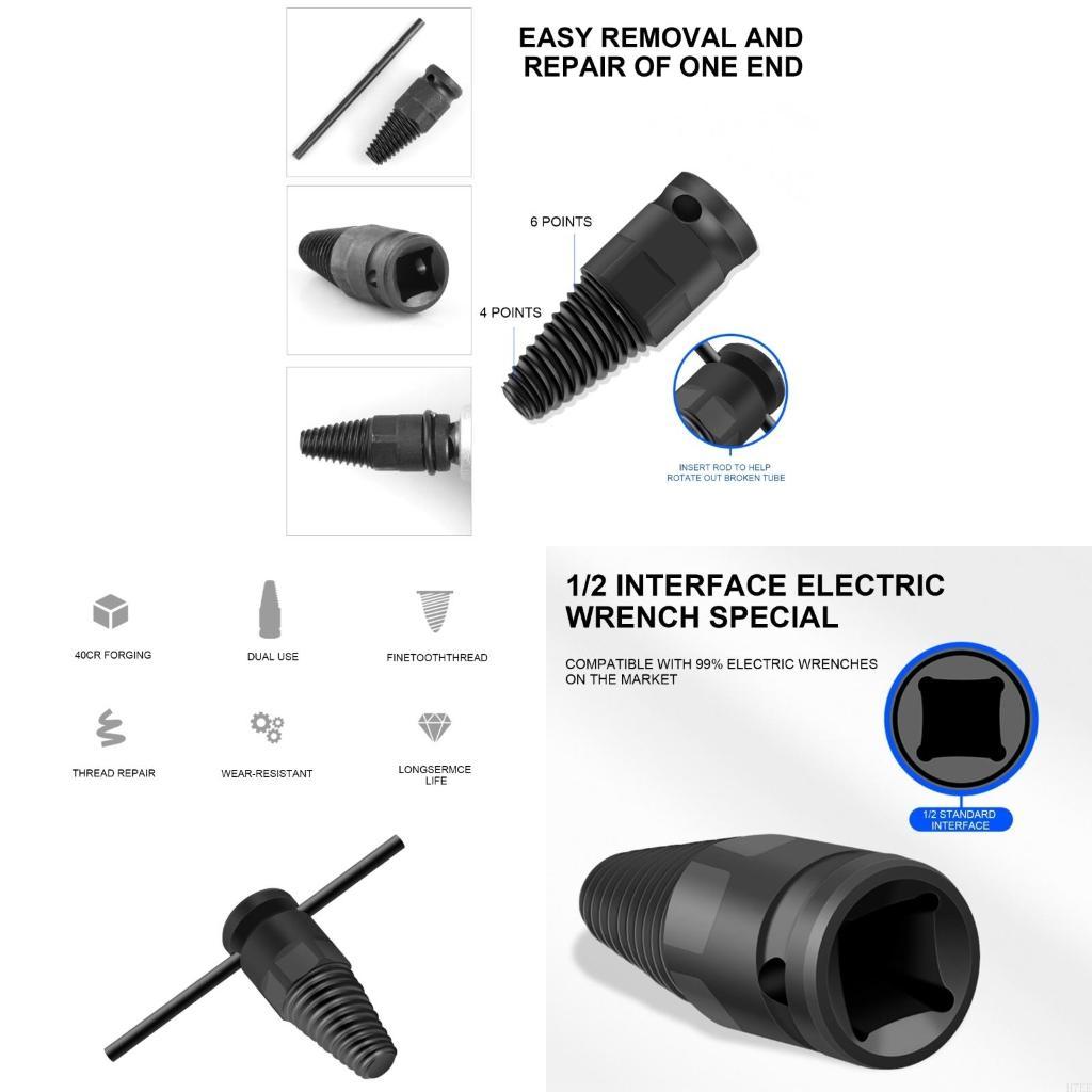 

H7EE Screw Extractor for Easy Removal Damaged Screws Broken Fasteners from Water Pipe China Mainland