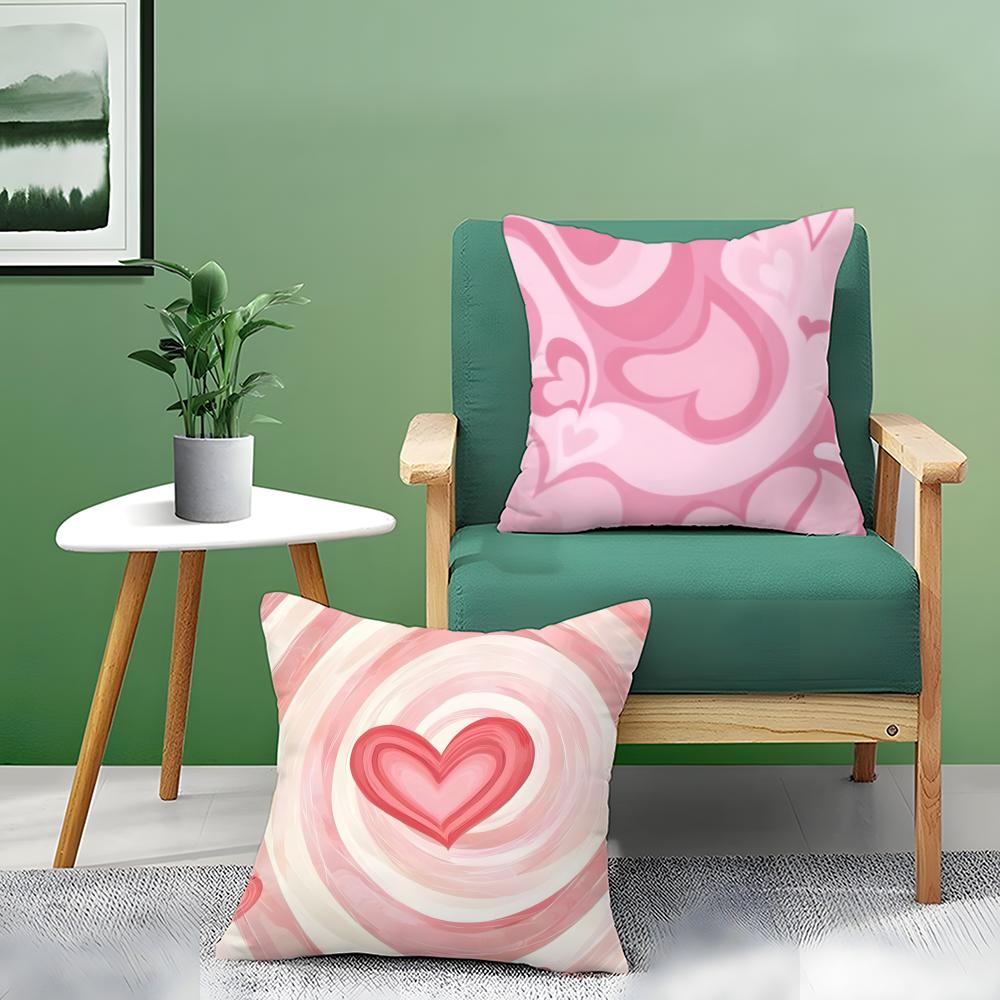Beautiful Classic Style Love Pattern Pillow Case Pattern Printed Pillowcase For Living Room Sofa Cushion Cover & Bedroom Decor