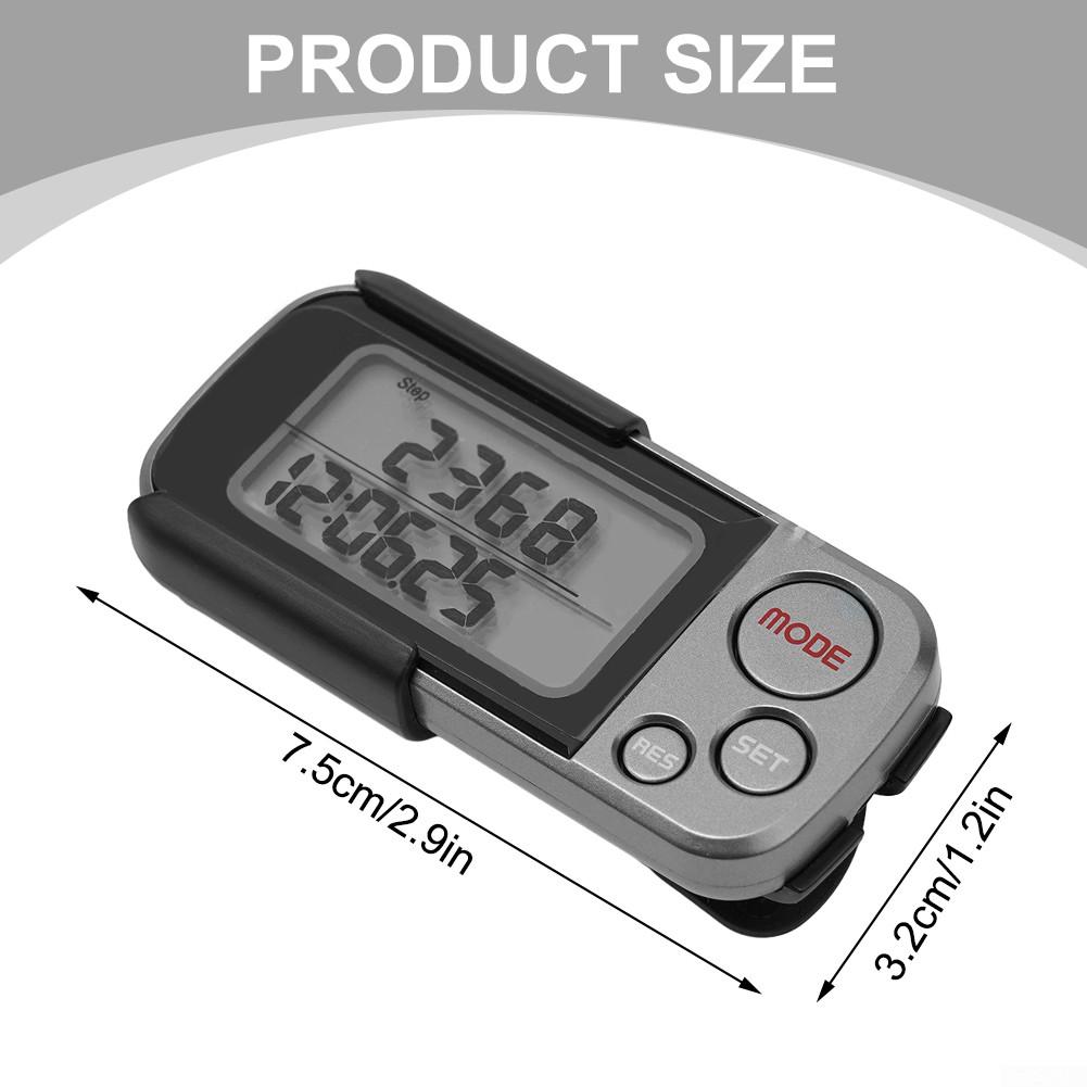 Contapassi Pedometro Contapassi Digitale Con Clip Pedometro