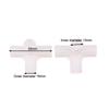 2Pcs Id13Mm Four Five Way Joint Pipe Adapter,Shelf Wardrobe Hook Fittings Plant Support Connector,Garden Watering Irrigation