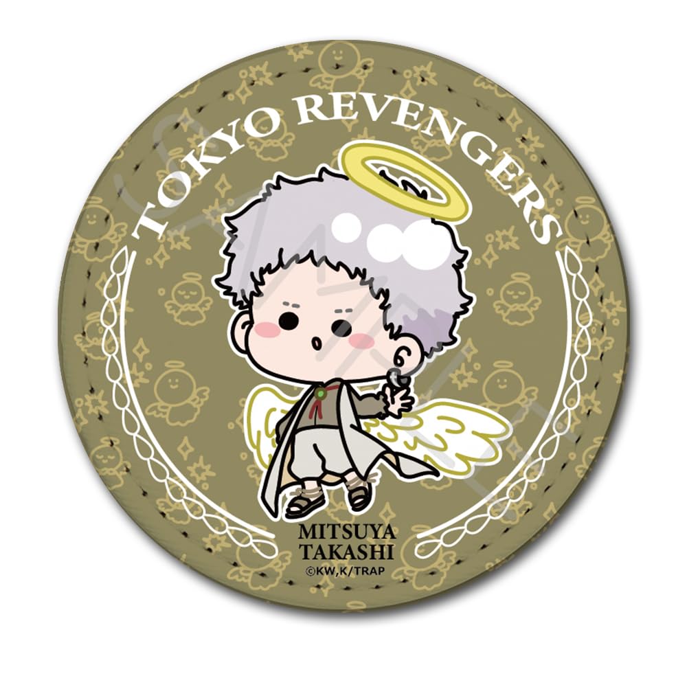 

Takashi Mitsutani 6th Leather Badge Mocho YE Tokyo Revengers [Round]