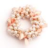 1PC Women Imitation Pearls Exquisite Butterfly Hair Accessories Elastic Hair Rope