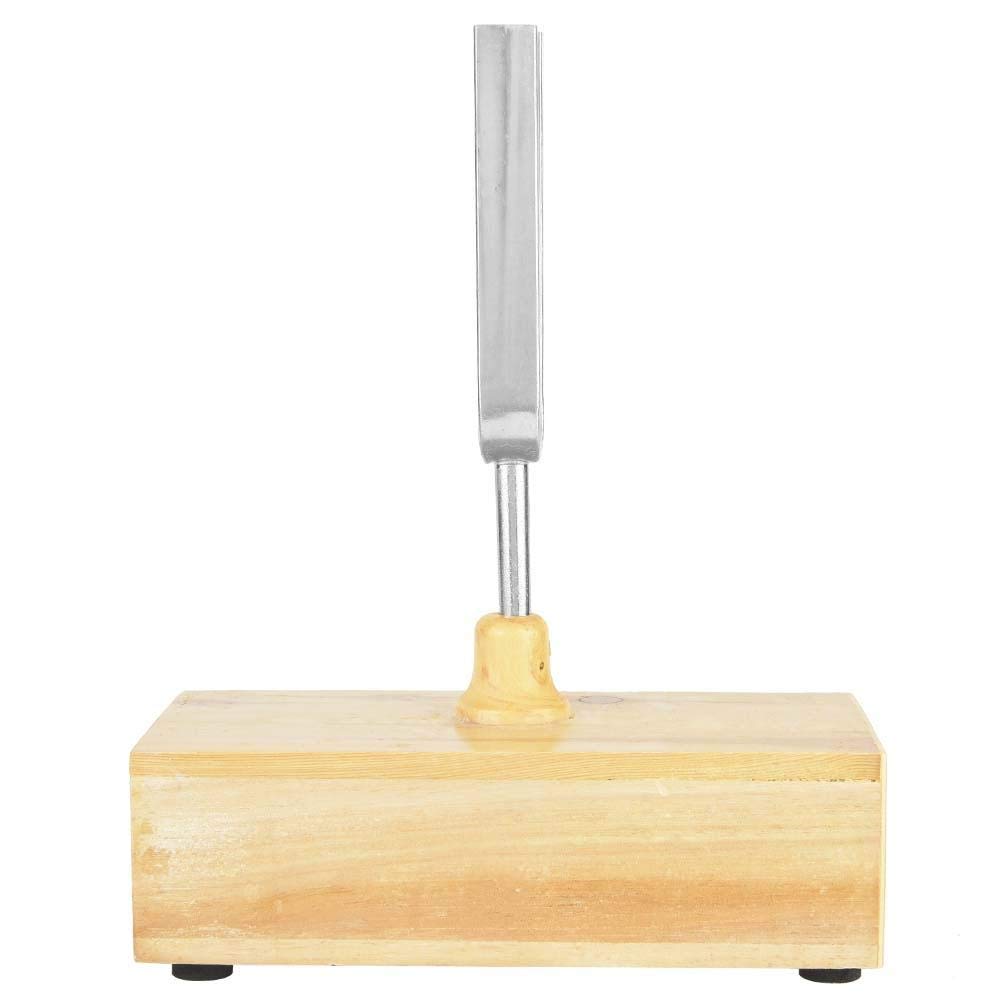 Walfront Resonant Tuning Fork Set (2 Pieces) with Resonator Box, 1 Tuning Fork Knocker, 45# Carbon Steel, 440Hz, Vibration Experiment Apparatus