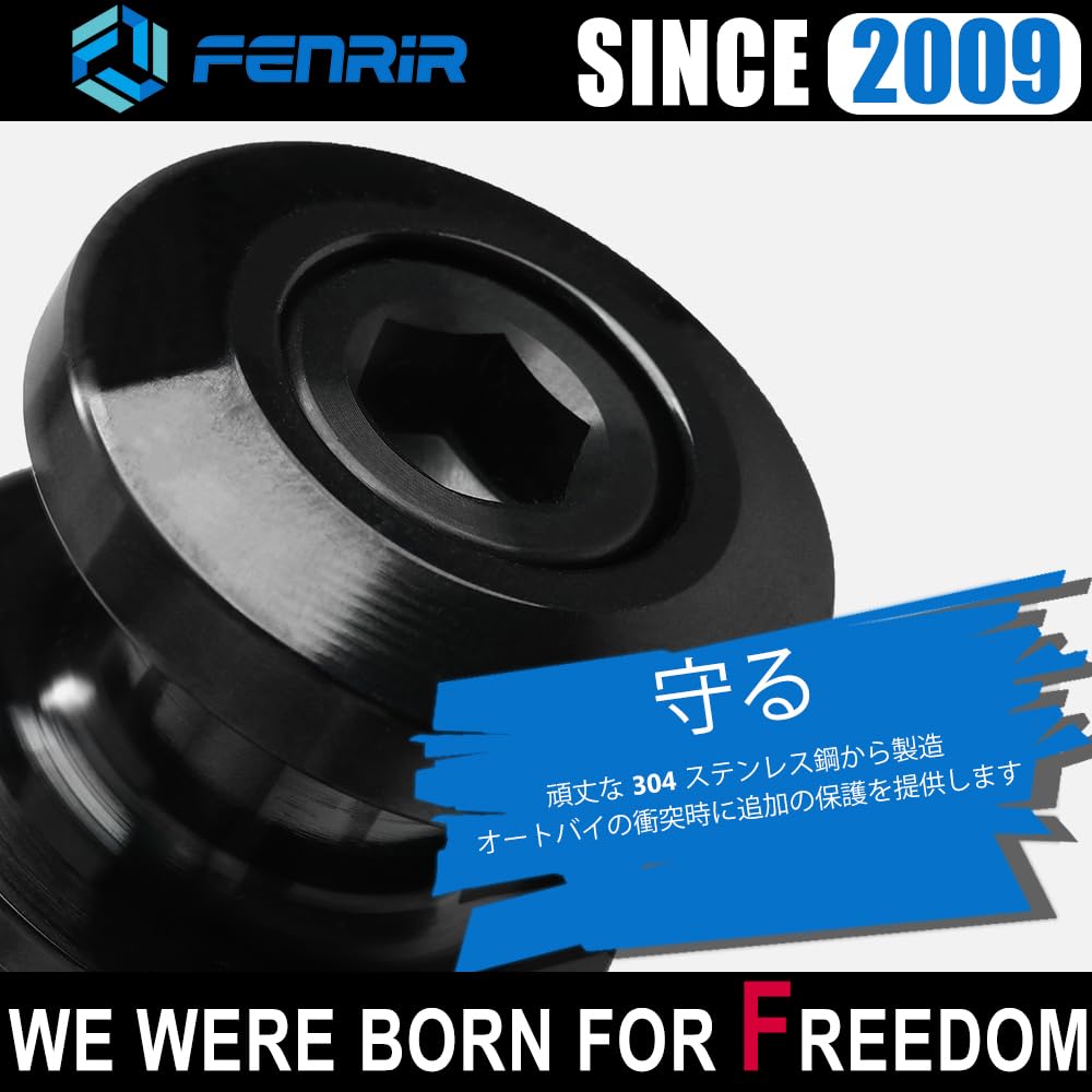 FENRIR Motorcycle Swing Arm Spool Stand Hook Fit M6 MT10