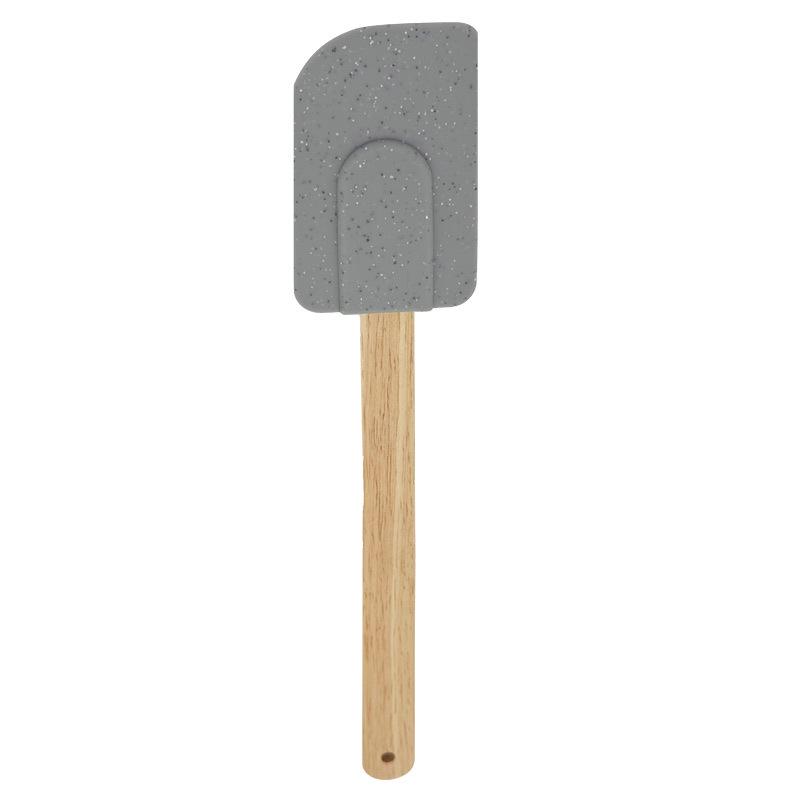 Multi-functional Detachable Silicone Spatula & Scraper with Wooden Handle