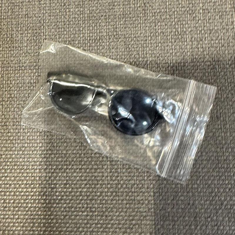 

1 шт. Аксессуары для DIY Прозрачные пластиковые очки для 10 см хлопковой куклы и 17 см плюшевой куклы Солнцезащитные очки