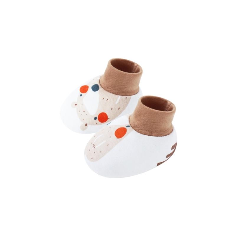 6 Pair Infant Cotton Socks Breathable Fabric Foot Cover Set Lovely Pattern Newborns Essential for Daily Comfort