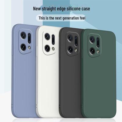 Oppo Find X5 Pro šķidrā silikona futrālis — Soft Shell mobilajai aizsardzībai