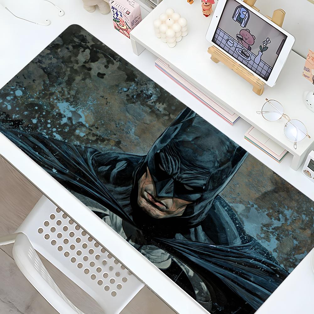 B-BatmanS Mouse Pad Gaming Locking Edge Big Computer Gamer Large Rubber Anime Art Mousepad Laptop Desk Mat