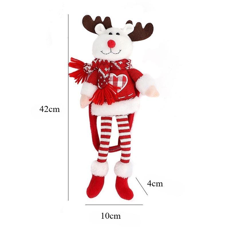 Christmas Creative Curtain Buckle Cartoon Doll Decoration Hotel Restaurant Decoration Doll Buckle Window Pendant