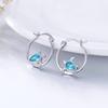 Niche Fashion Animal Design Sea Turtle Huggie Earrings