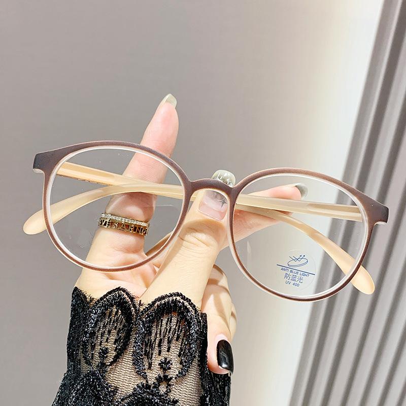 New Style Ultralight Myopia Glasses for Women Ladies Men Round Frame Vintage Near Sight Eyewear Vintage Prescription Eyeglasses