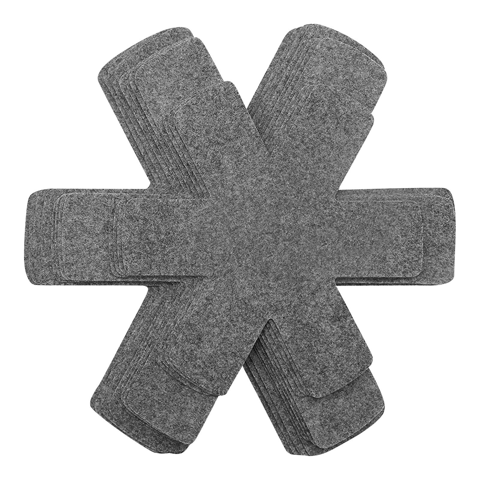 

Защитные накладки для кастрюль и сковородок, термостойкие разделители для предотвращения царапин, 3 отдельных кухонных инструмента One Size