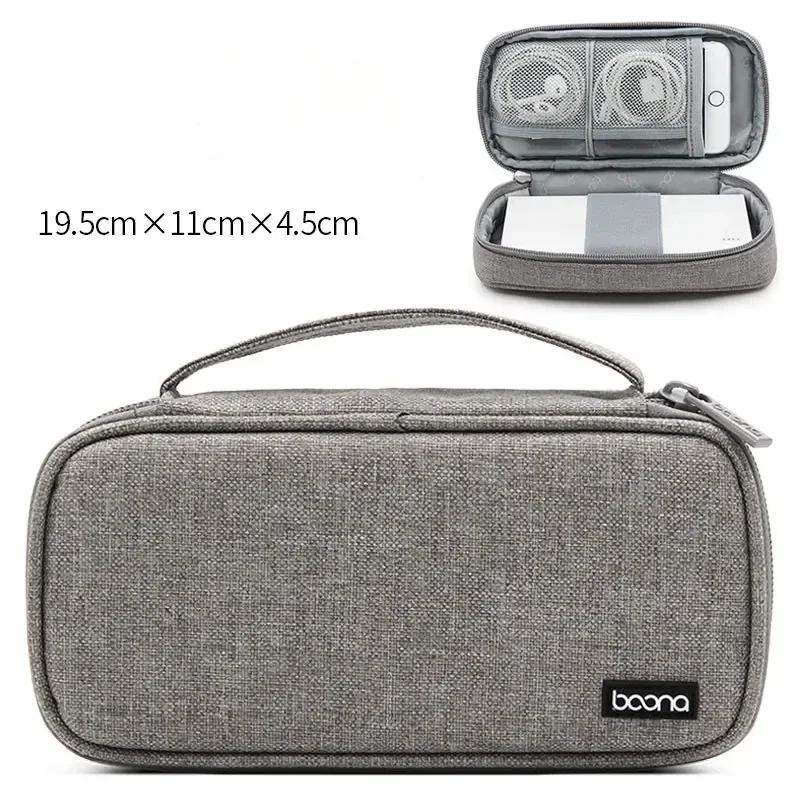 Travel Data Cable Laptop Power Bag Mobile Phone U Disk Charging Bank Storage Bag Business Trip Digital Accessories Organizer
