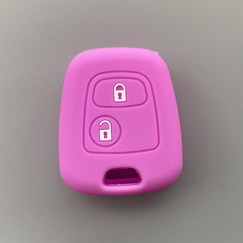 silicone car key cover case for Citroen Berligo Xsara Saxo C1C2 C3 C4 C5 C8 Picasso For Peugeot 106 206 207 306 307 406 407 Key