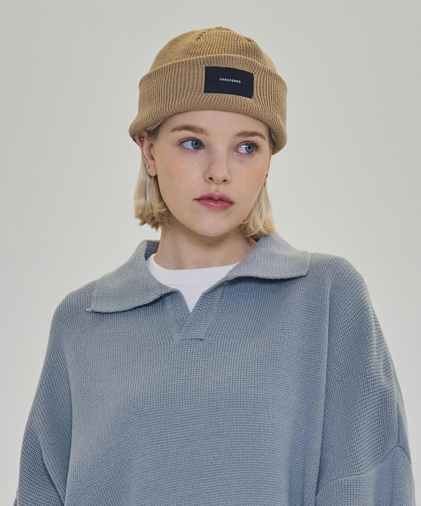 CARGOBROS Cb Original Logo Short Beanie (Beige)