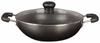 Trifri Kadai Set with Cover Aluminium Cookware Lightweight Non,stick Indian Wok Cooking