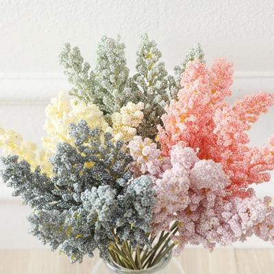 6 Stück/Set Künstliche Blumen Schaum Weizen Simulation Falsche Blumen Für Muttertag Heimparty Dekorative Blume Hochzeit DIY Dekorationen